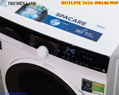 Máy giặt Midea báo lỗi liên tục