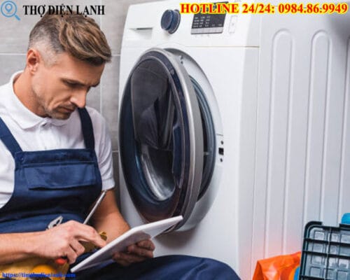 Máy giặt Midea vừa vắt vừa xả nước