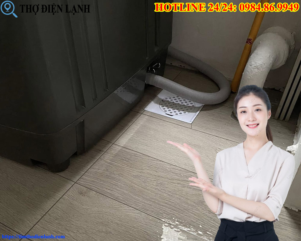 Máy giặt Miele bị rò nước