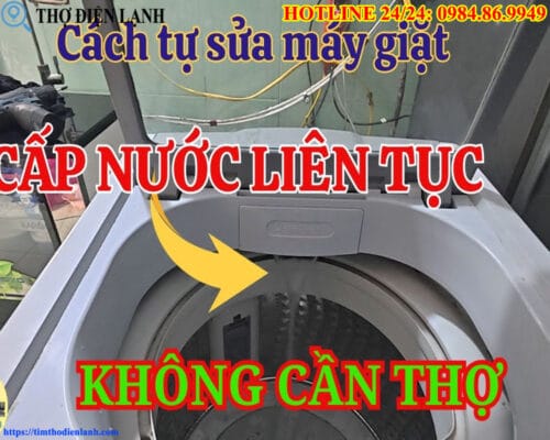 Máy giặt Miele vừa cấp nước vừa xả