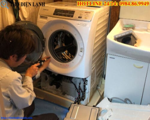 Máy giặt Nagakawa bị chạm mạch