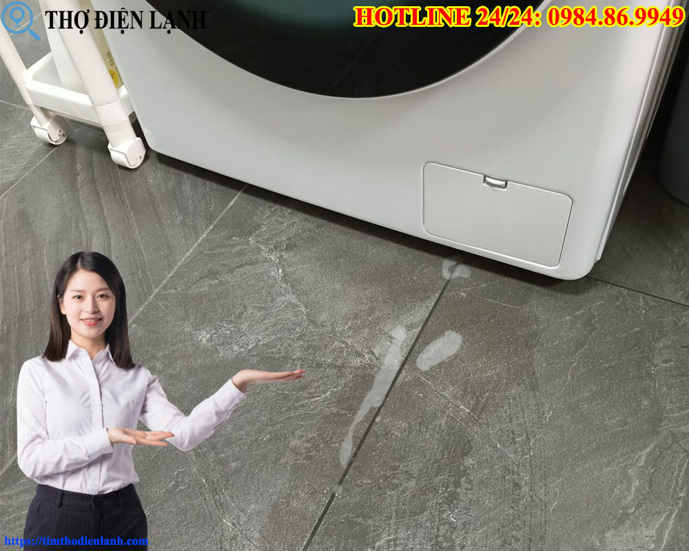 Máy giặt Nagakawa bị rò nước