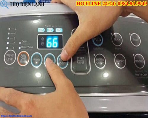 Máy giặt Sharp báo lỗi liên tục