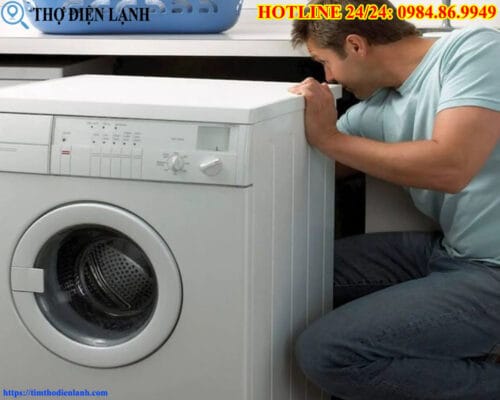 Máy giặt Sharp không xả được nước