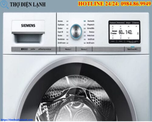 Máy giặt Siemens báo lỗi liên tục