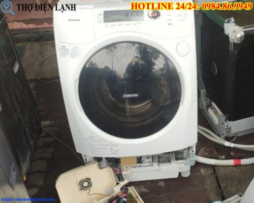 Máy giặt Siemens bị rò nước ở chân