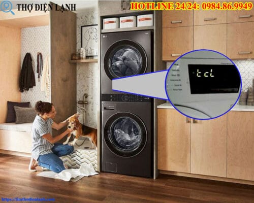 Máy giặt TCL báo lỗi liên tục