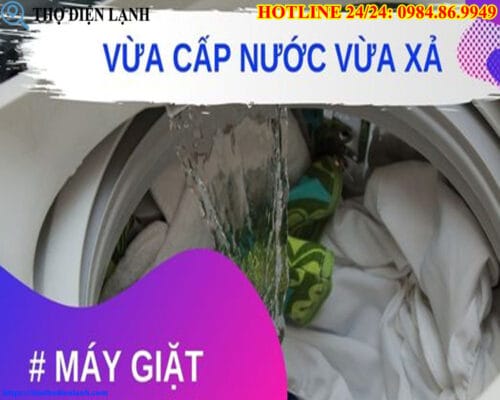 Máy giặt Whirlpool vừa cấp nước vừa xả