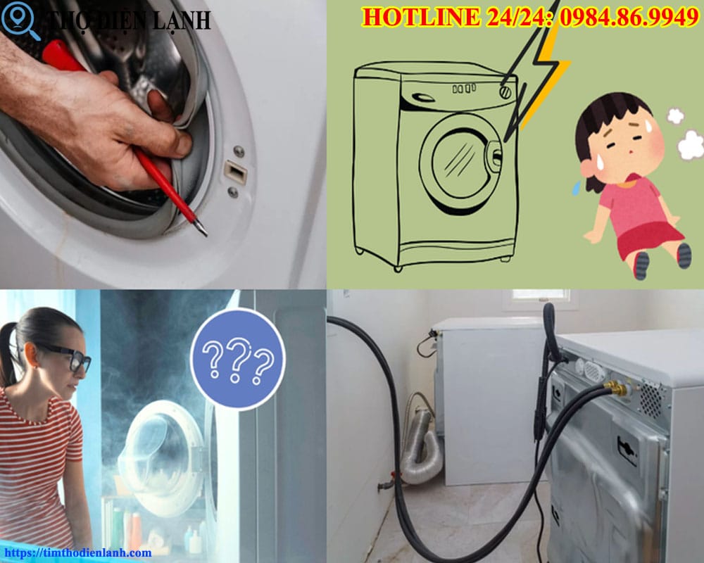 Máy giặt bị chạm mạch