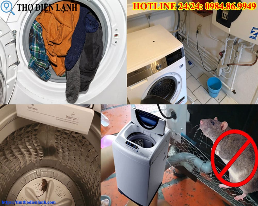 Máy giặt bị chạm mạch