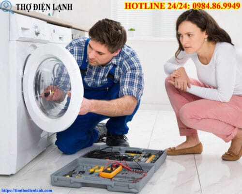 Máy giặt không xả được nước