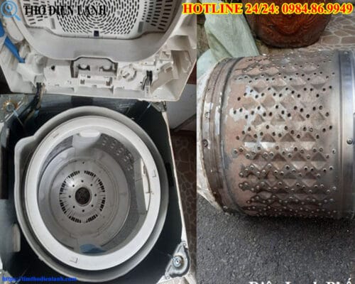 Nhện lồng máy giặt Electrolux hư hỏng