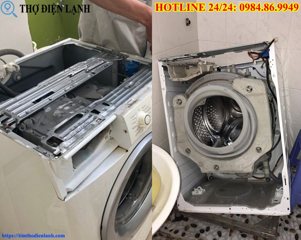 Nhện lồng máy giặt Funiki hư hỏng