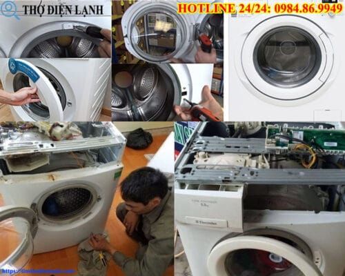 Nhện lồng máy giặt Hitachi hư hỏng