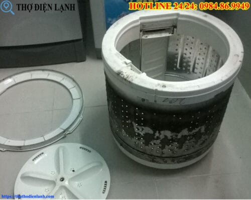 Nhện lồng máy giặt Samsung hư hỏng