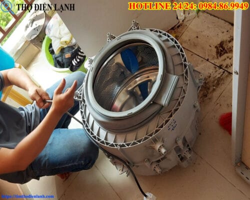 Nhện lồng máy giặt Toshiba hư hỏng