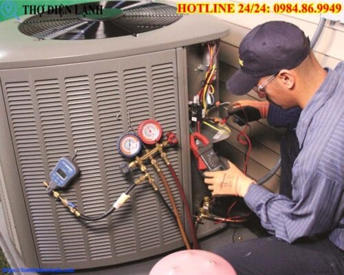 Sửa Điều hòa FUJITSU đóng tuyết