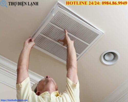 Sửa điều hòa Electrolux âm trần
