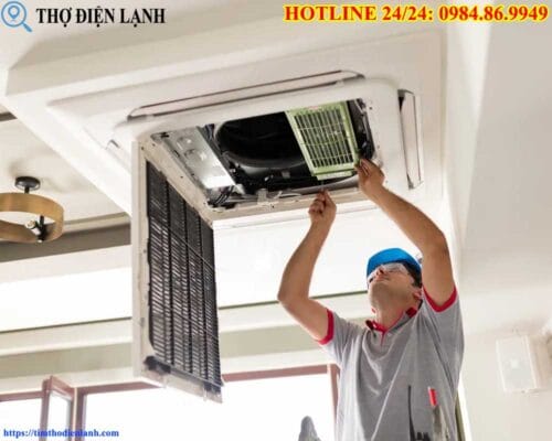 Sửa điều hòa midea âm trần