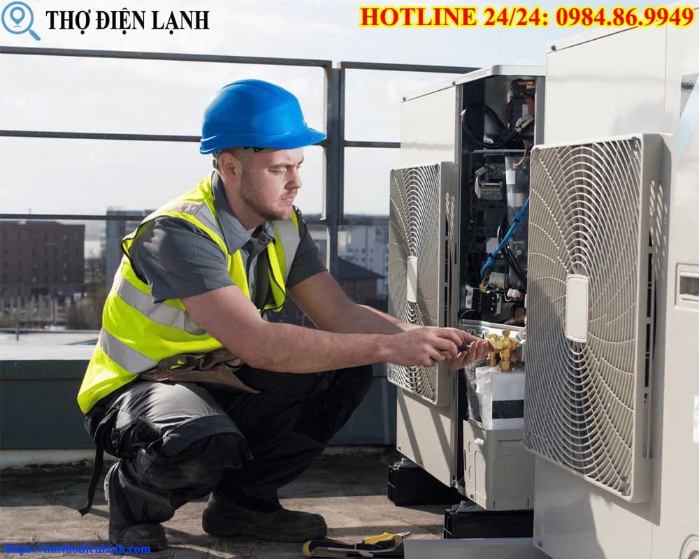 Sửa điều hòa midea công nghiệp