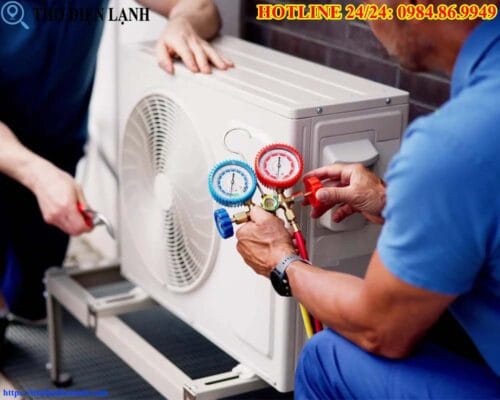 Sửa điều hòa toshiba kêu to