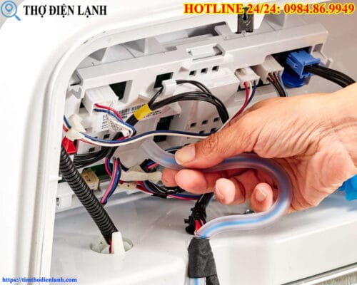 Sửa máy giặt AEG bị liệt phím