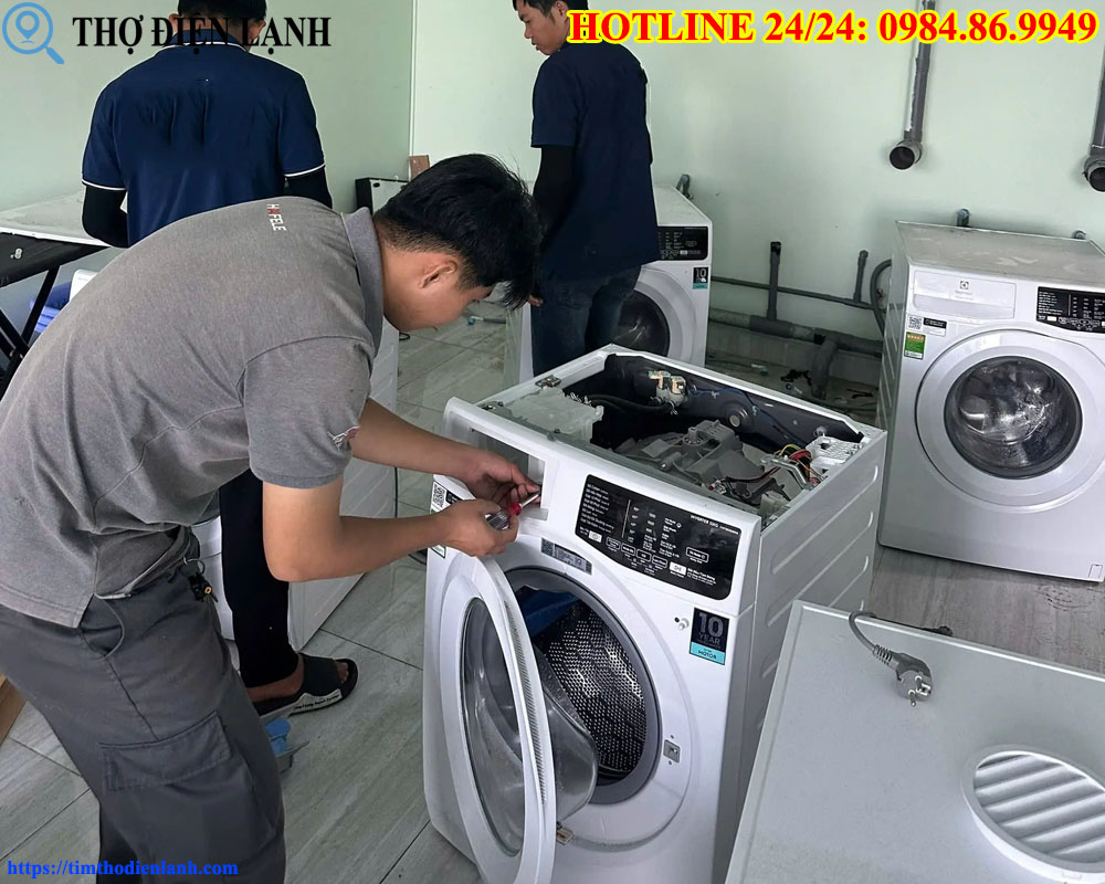 Sửa máy giặt AEG không cấp nước