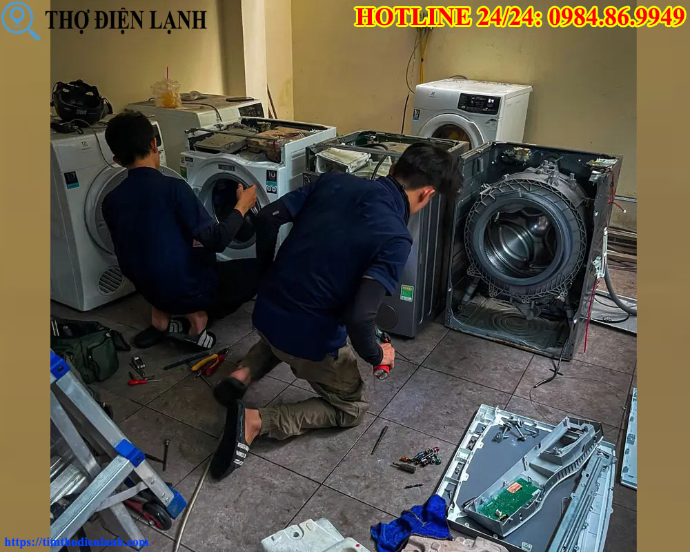Sửa máy giặt Bosch bị chảy nước