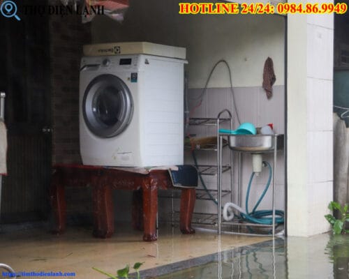 Sửa máy giặt Bosch bị ngập nước
