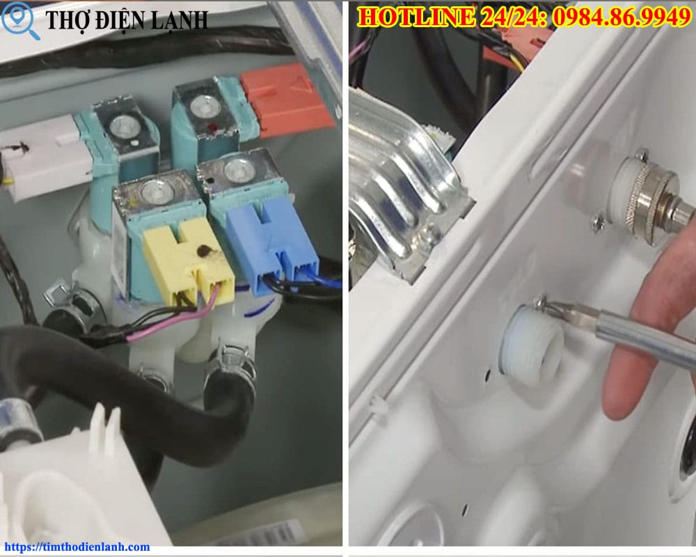 Sửa máy giặt Candy không cấp nước