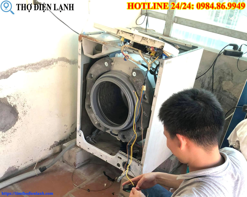 Sửa máy giặt Electrolux bị liệt phím bấm