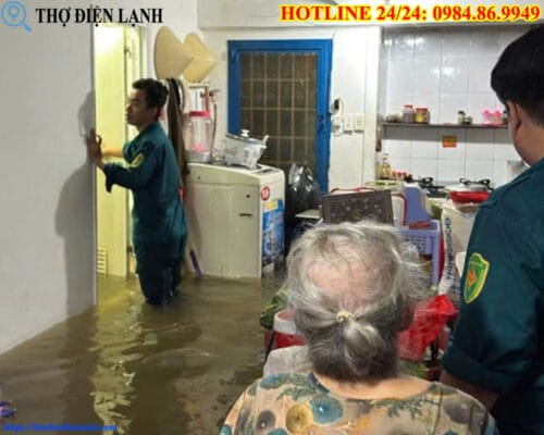 Sửa máy giặt Fagor bị ngập nước