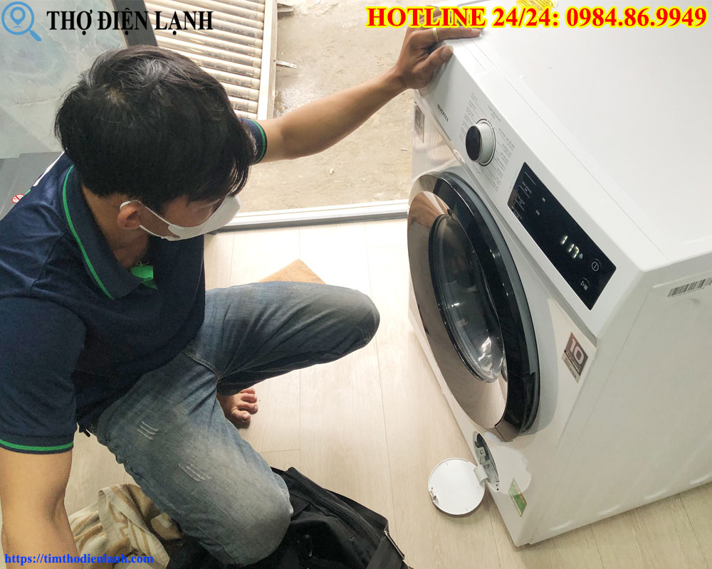Sửa máy giặt Haier bị chảy nước