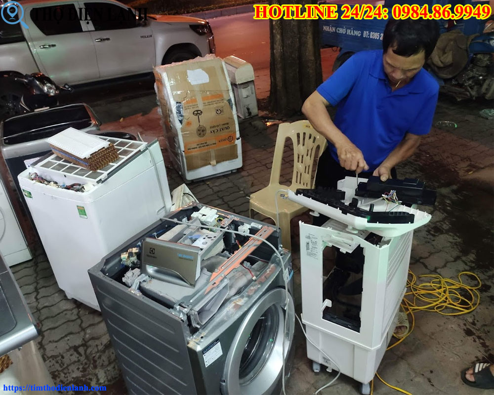 Sửa máy giặt Haier bị liệt phím bấm