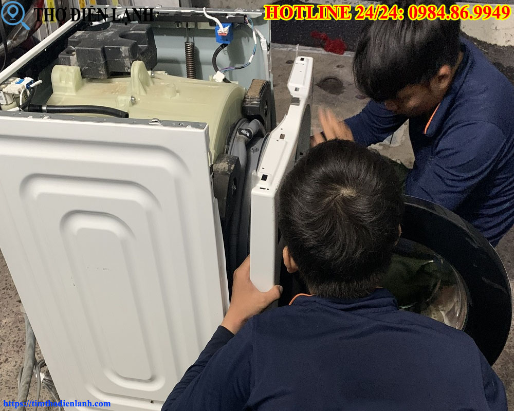Sửa máy giặt Indesit bị chảy nước
