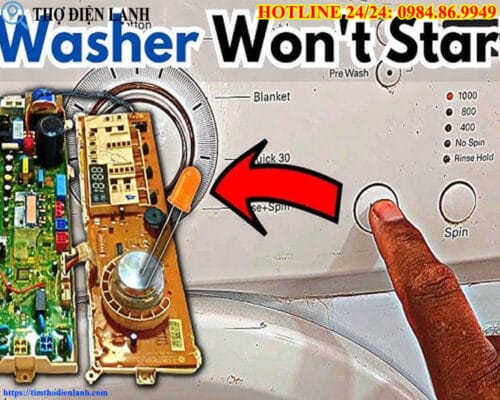 Sửa máy giặt Kangaroo bị liệt phím