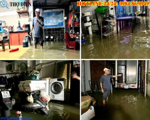 Sửa máy giặt Kangaroo bị ngập nước
