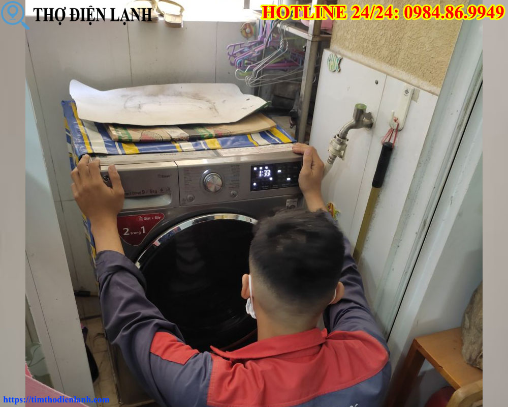 Sửa máy giặt LG bị chảy nước