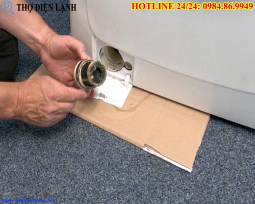 Sửa máy giặt LG bị chảy nước