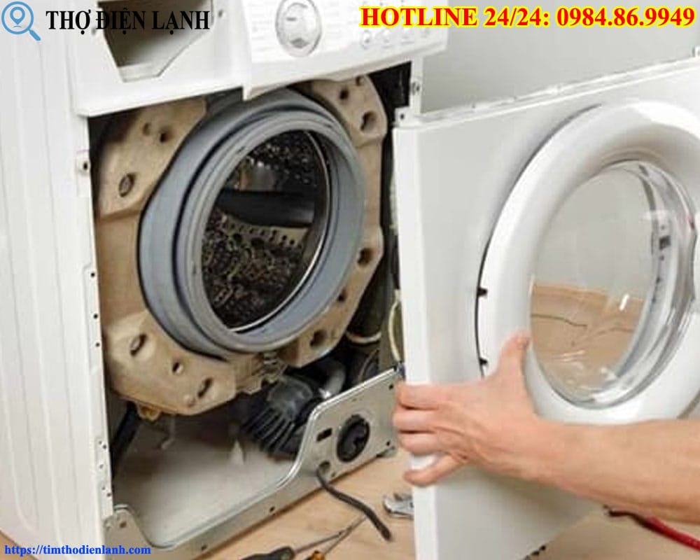 Sửa máy giặt LG bị ngập nước