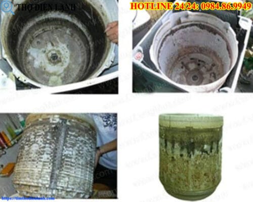 Sửa máy giặt Midea bị ngập nước