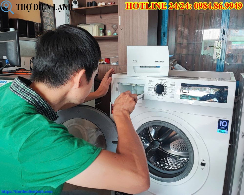 Sửa máy giặt Miele bị chảy nước