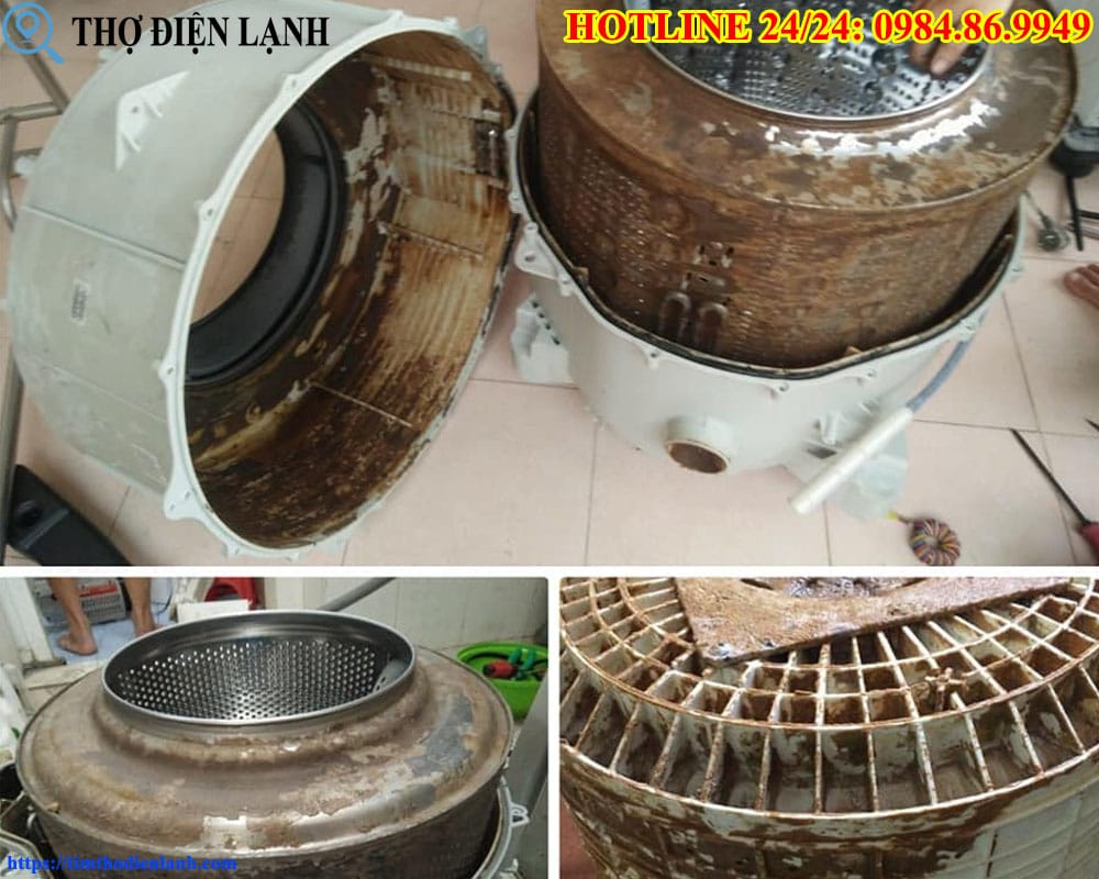 Sửa máy giặt Miele bị ngập nước