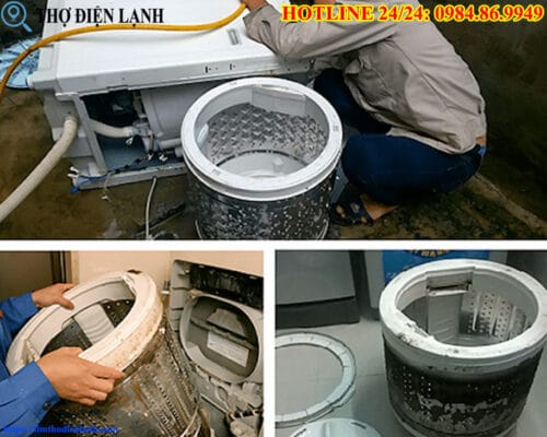 Sửa máy giặt Nagakawa bị ngập nước