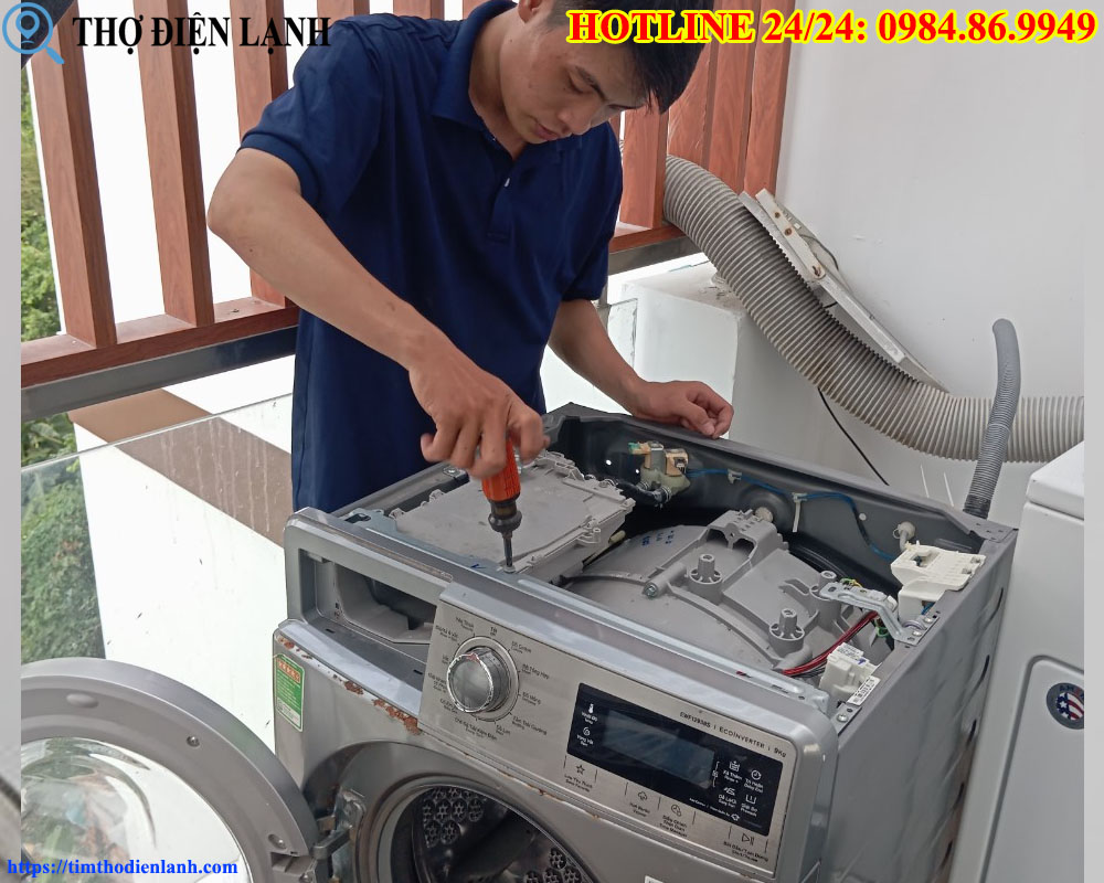 Sửa máy giặt Panasonic bị liệt phím bấm