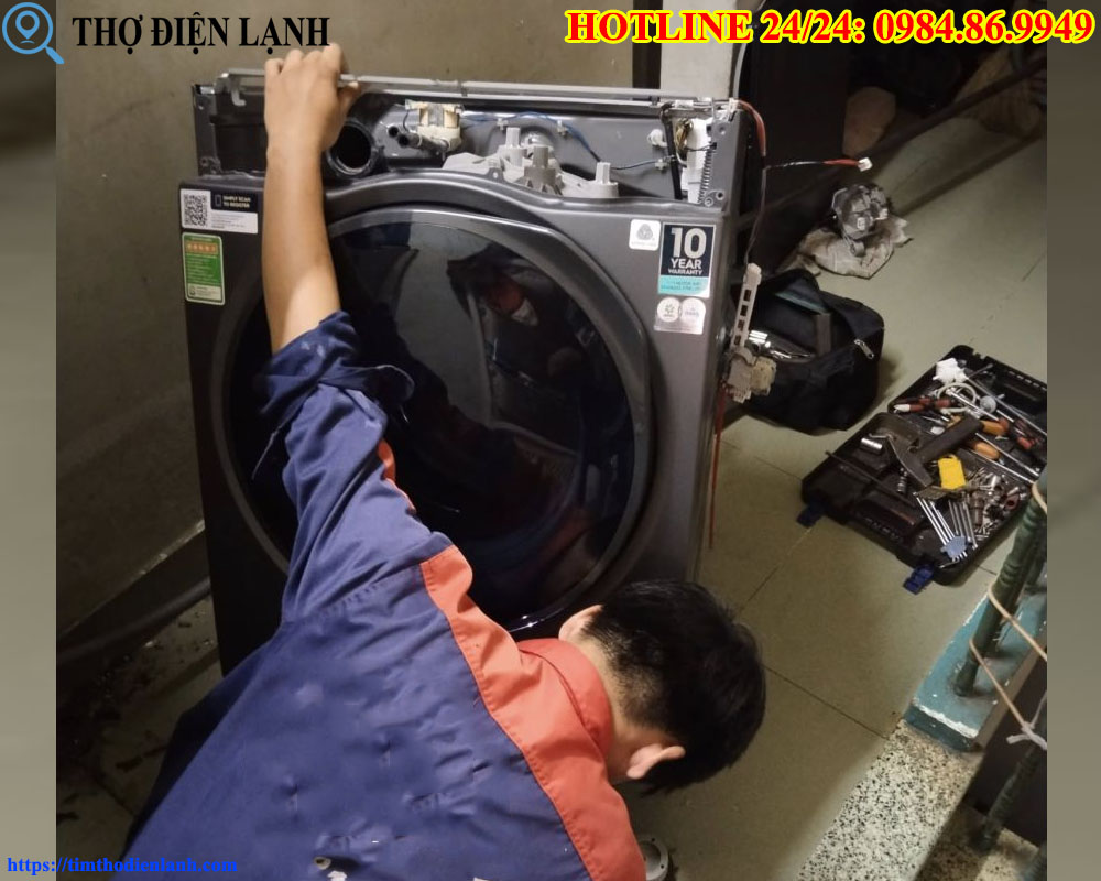 Sửa máy giặt Samsung bị chảy nước
