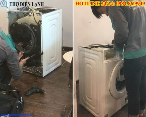 Sửa máy giặt Siemens bị chảy nước