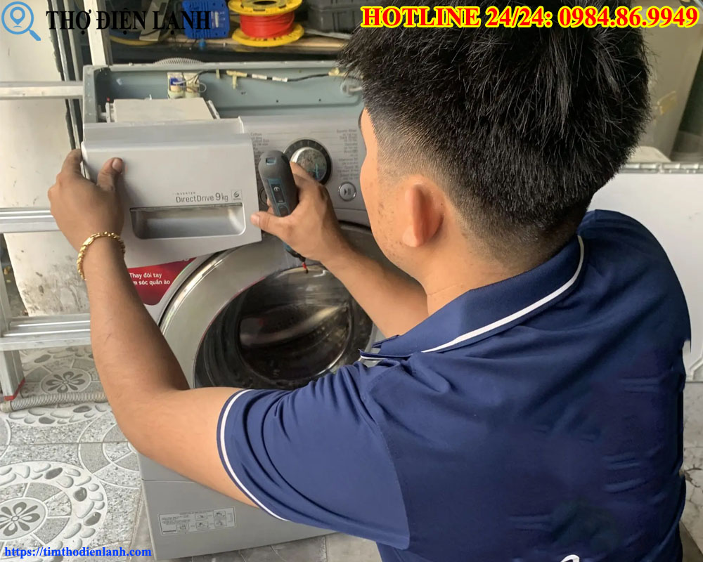 Sửa máy giặt Siemens bị liệt phím bấm