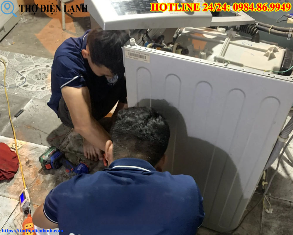 Sửa máy giặt TCL bị liệt phím bấm