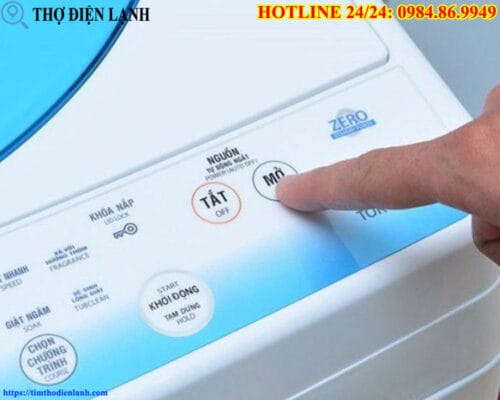 Sửa máy giặt Toshiba bị liệt phím
